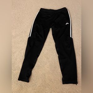 Ladies size large Adidas black athletic pants with climacool